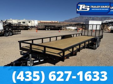 7x28 Echo EA-14-15T Utility Trailer - 10K GVWR -