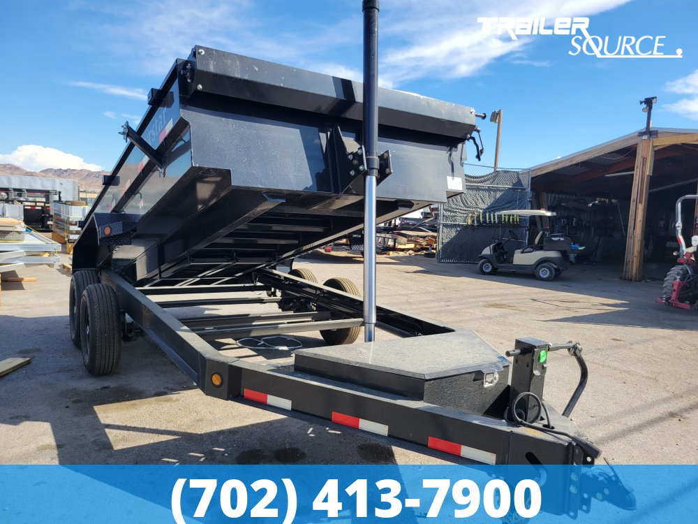 7x14 Norstar Iron Bull DXB 24" Sides 14K Dump Trailer