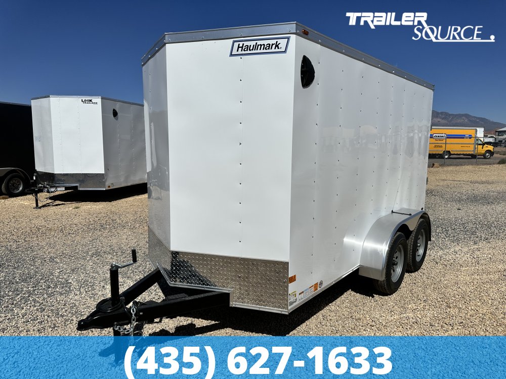 6x12 Haulmark Passport 6'6" Interior 7K Tandem Axle Enclosed Cargo Trailer