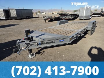 *SCRATCH N DENT* 7x20 Diamond C HDT 207 Tilt Trailer - 15.5K GVWR - 14 Ply Tires