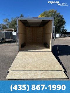 8.5x16 Wells Cargo Fast Trac Deluxe 7'6" Interior 7K Tandem Axle Enclosed Cargo