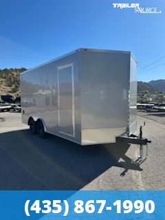 8.5x16 Wells Cargo Fast Trac Deluxe 7'6" Interior 7K Tandem Axle Enclosed Cargo