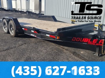 7x20 Double A Pro Series HT Power Tilt Trailer - 15.4K GVWR - Torsion Axles