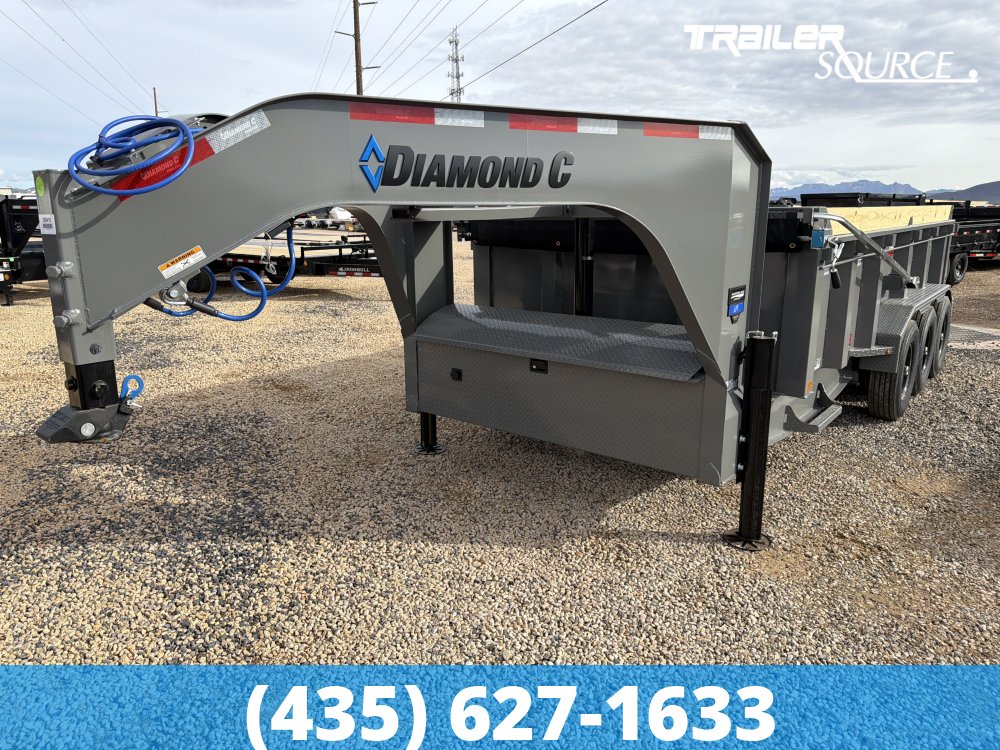 7x16 Diamond C LPT-GN 307 Gooseneck Dump