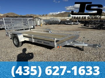 7x14 Bear Track BTU-W Aluminum Utility Trailer - 3.5K GVWR - Side Rails