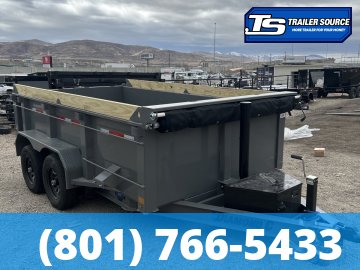 Diamond C MDT 206 6.5x12 ft Dump Trailer 32" Sides 10K GVWR Board Brackets