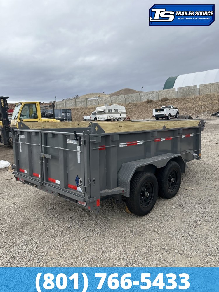 Diamond C MDT 206 6.5x12 ft Dump Trailer 32" Sides 10K GVWR Board Brackets