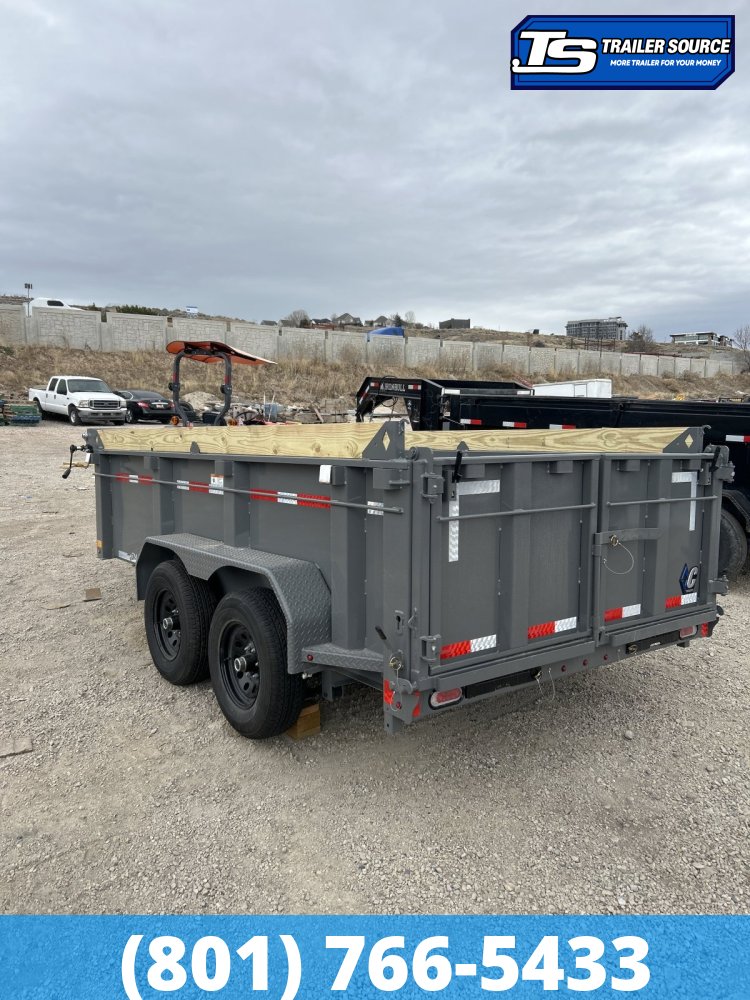 Diamond C MDT 206 6.5x12 ft Dump Trailer 32" Sides 10K GVWR Board Brackets