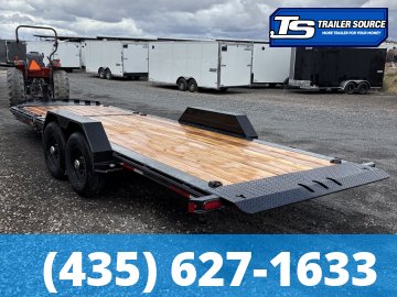 7x22 Double A Pro Series CT Tilt Trailer - 15.4K GVWR -