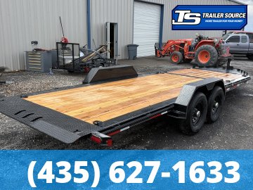 7x22 Double A Pro Series CT Tilt Trailer - 15.4K GVWR -