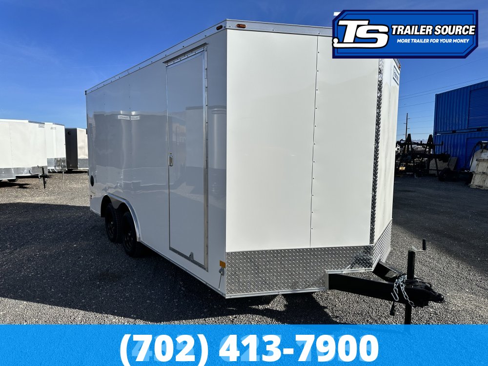 8.5x16 Haulmark Passport DELUXE Enclosed Cargo Trailer - 7'0" Interior - 7K GVWR - Dovetail