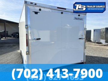 8.5x16 Haulmark Passport DELUXE Enclosed Cargo Trailer - 7'0" Interior - 7K GVWR - Dovetail
