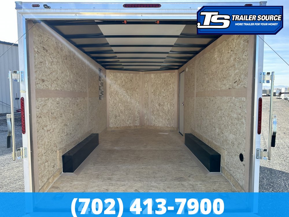 8.5x16 Haulmark Passport DELUXE Enclosed Cargo Trailer - 7'0" Interior - 7K GVWR - Dovetail