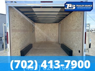 8.5x16 Haulmark Passport DELUXE Enclosed Cargo Trailer - 7'0" Interior - 7K GVWR - Dovetail