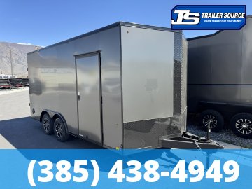 8.5x16 Look ST DLX Enclosed Cargo Trailer - 7'0" Interior - 7K GVWR - .080 PolyCor, Alloy Wheels, Black Out Package, D-Rings, Dovetail, Ramp Door, Ramp Extension