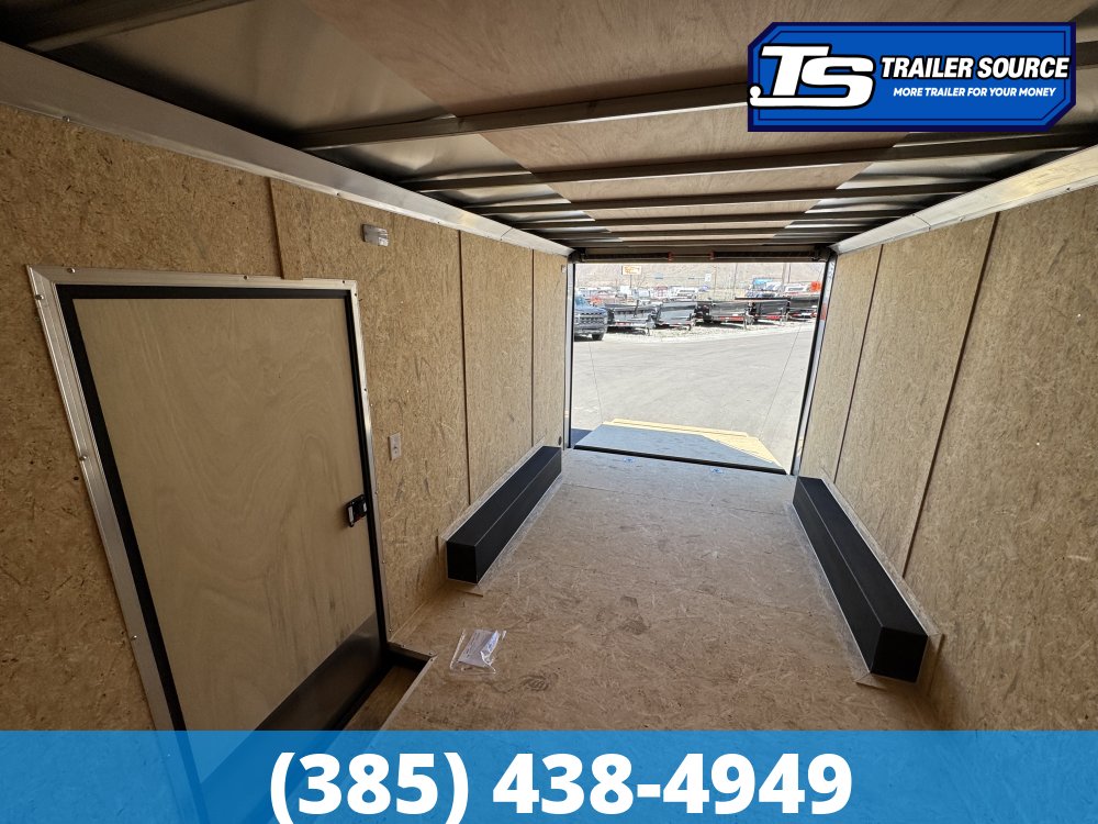 8.5x16 Look ST DLX Enclosed Cargo Trailer - 7'0" Interior - 7K GVWR - .080 PolyCor, Alloy Wheels, Black Out Package, D-Rings, Dovetail, Ramp Door, Ramp Extension
