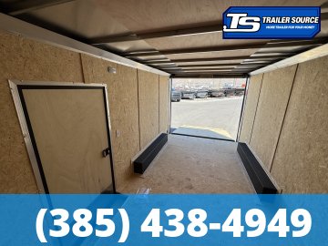 8.5x16 Look ST DLX Enclosed Cargo Trailer - 7'0" Interior - 7K GVWR - .080 PolyCor, Alloy Wheels, Black Out Package, D-Rings, Dovetail, Ramp Door, Ramp Extension