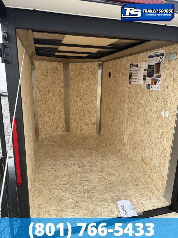 5x8 Look ST DLX Enclosed Cargo Trailer - 5'6" Interior - 3.5K GVWR - .080 PolyCor, Alloy Wheels, Rear Spoiler w/ Load Lights