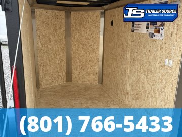 5x8 Look ST DLX Enclosed Cargo Trailer - 5'6" Interior - 3.5K GVWR - .080 PolyCor, Alloy Wheels, Rear Spoiler w/ Load Lights