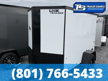 5x8 Look ST DLX Enclosed Cargo Trailer - 5'6" Interior - 3.5K GVWR - .080 PolyCor, Alloy Wheels, Rear Spoiler w/ Load Lights