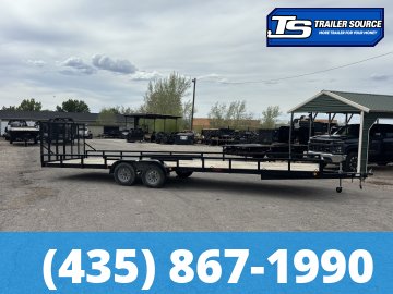 7x26 Echo  Utility Trailer - 7K GVWR - Ramp Gate, Spare Mount