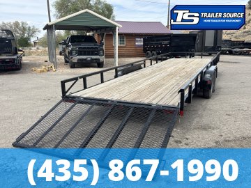 7x26 Echo  Utility Trailer - 7K GVWR - Ramp Gate, Spare Mount