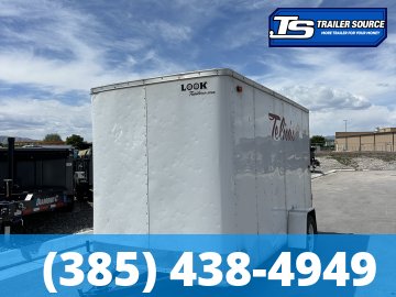 6x12 Look ST DLX Enclosed Cargo Trailer - 3.5K GVWR - Barlock on Door, Ramp Door
