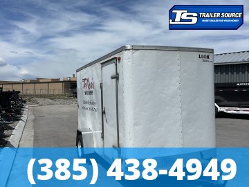 6x12 Look ST DLX Enclosed Cargo Trailer - 3.5K GVWR - Barlock on Door, Ramp Door