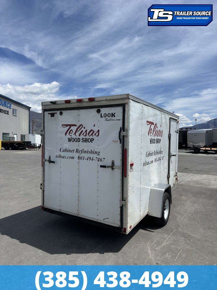 6x12 Look ST DLX Enclosed Cargo Trailer - 3.5K GVWR - Barlock on Door, Ramp Door