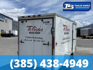 6x12 Look ST DLX Enclosed Cargo Trailer - 3.5K GVWR - Barlock on Door, Ramp Door