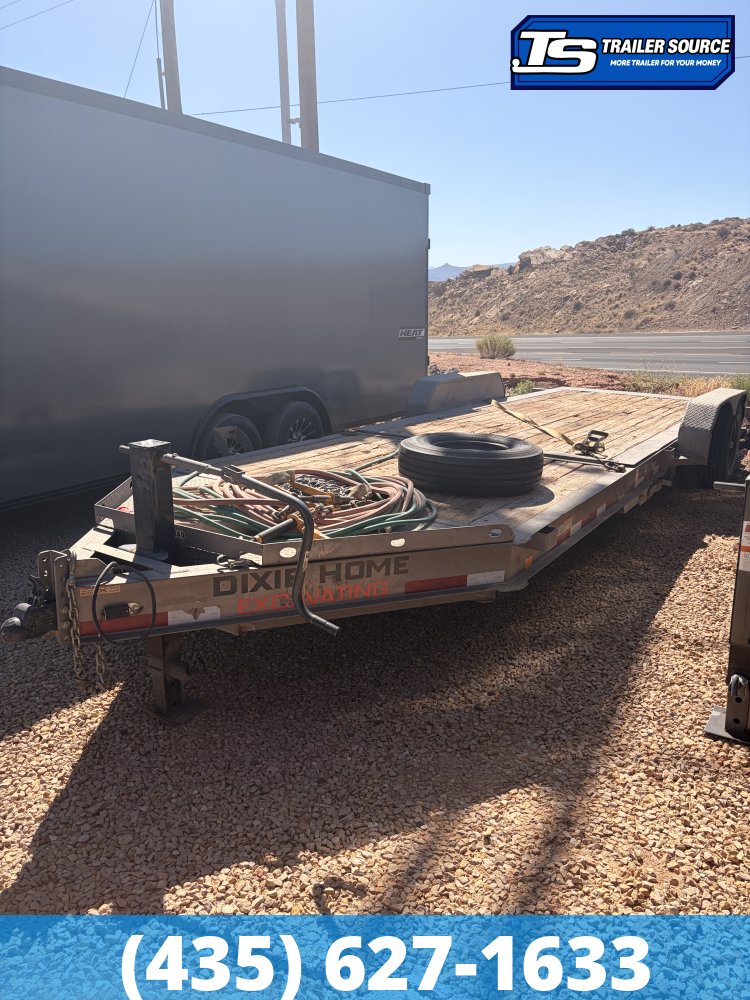 7x26 Diamond C HDT 207 Tilt Trailer - 14K GVWR - 14 Ply Tires