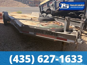 7x26 Diamond C HDT 207 Tilt Trailer - 14K GVWR - 14 Ply Tires