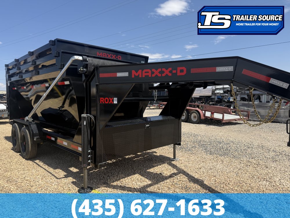 7x14 Maxx-D ROX Gooseneck Roll Off Trailer