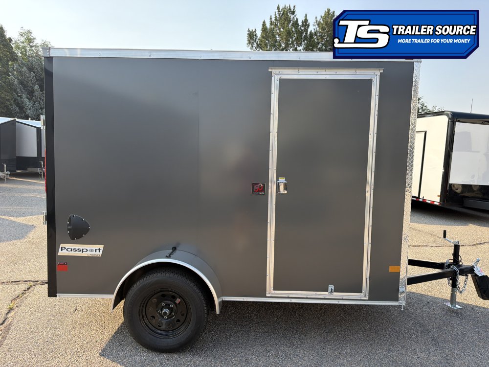 6x10 Haulmark Passport DELUXE Enclosed Cargo Trailer - 6'6" Interior - 3.5K GVWR - .080 PolyCor
