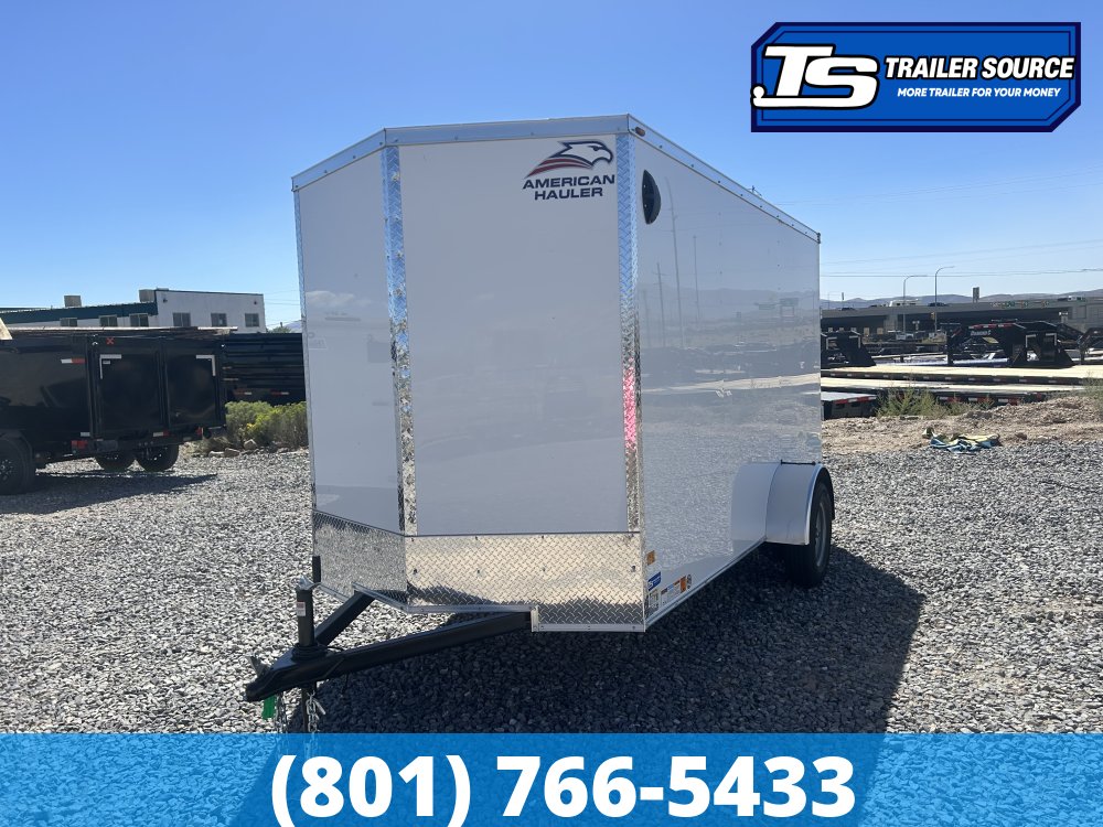 6x12 American Hauler Arrow Enclosed Cargo Trailer - 6'6" Interior - 3.5K GVWR -