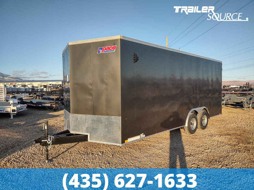 8.5x20 Pace American  7'0" Interior 10K Tandem Axle Enclosed Cargo