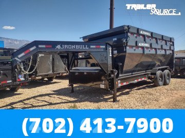 7x16 Iron Bull DBG Gooseneck Roll Off Dumpster 16K Utility