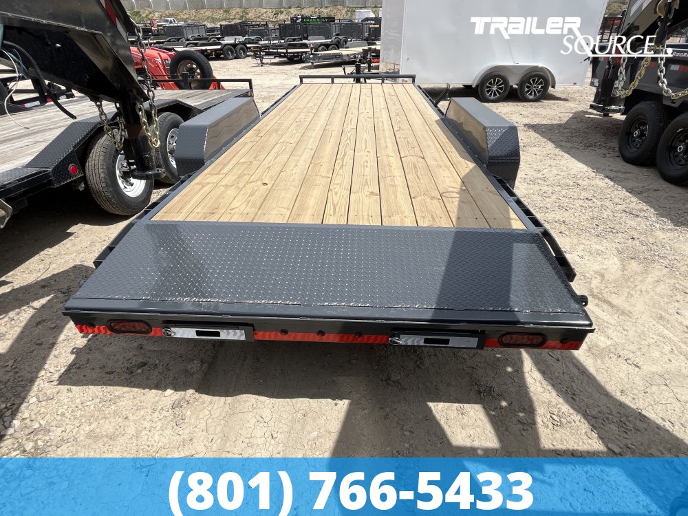 7x22 Lamar H6 Equipment Hauler 22' 14K Bumper