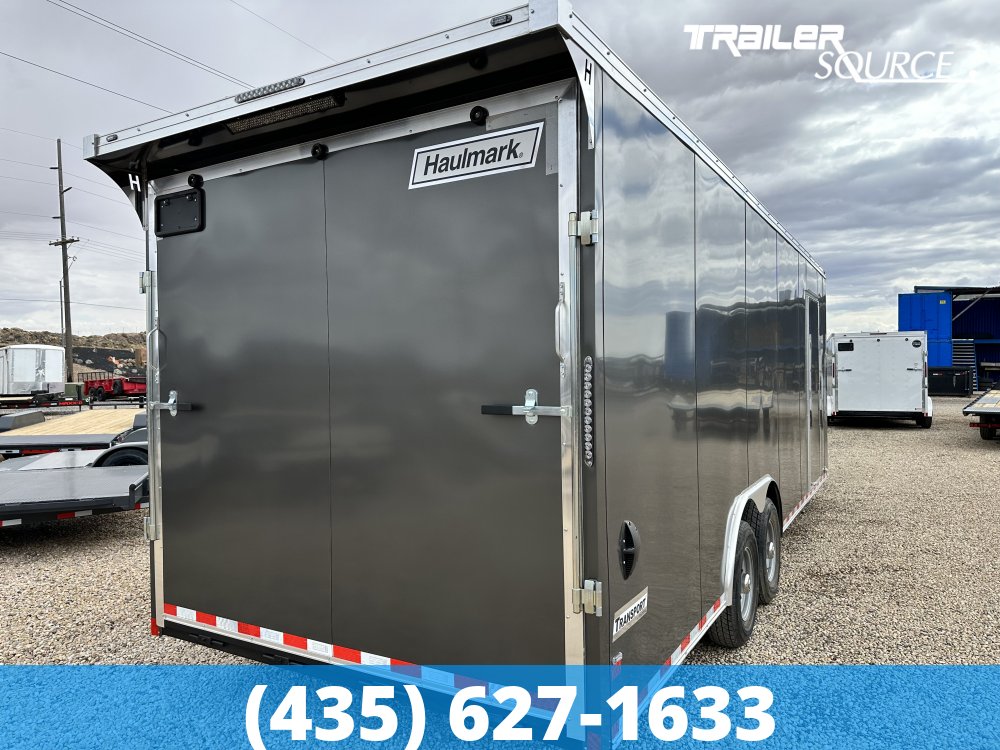 8.5x24 Haulmark Transport 7'6" Interior 12K Tandem Axle Enclosed Cargo