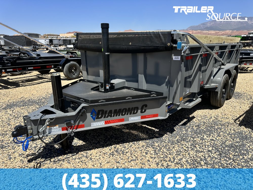 7x14 Diamond C LPT Telescopic Dump 15K 32" Sides Dump