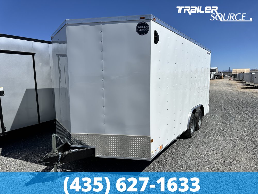 8.5x16 Wells Cargo FastTrac 7'0" Interior 7K Tandem Axle Enclosed Cargo
