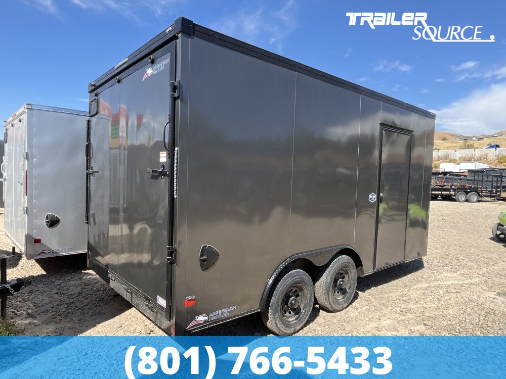 8.5x16 American Hauler Night Hawk 7'6" 10K Tandem Axle Enclosed Cargo