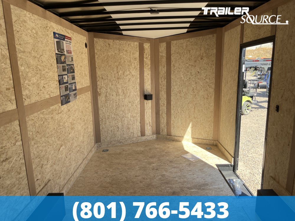 8.5x16 American Hauler Night Hawk 7'6" 10K Tandem Axle Enclosed Cargo