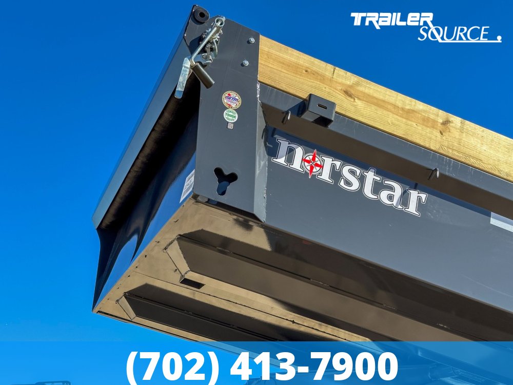 7x14 Norstar Iron Bull DCB 20" Sides 14K Dump Trailer