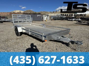7x15 Bear Track BTU Aluminum Utility Trailer - 4.4K GVWR - Side Rails