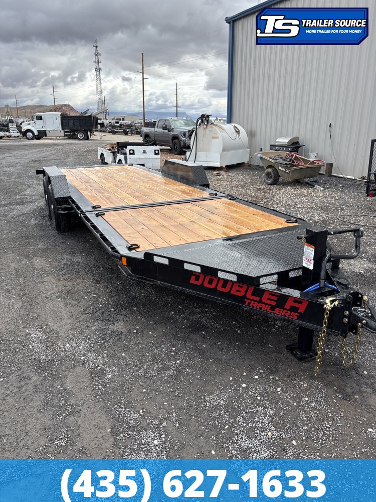 7x22 Double A Pro Series CT Tilt Trailer - 15.4K GVWR -