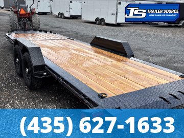 7x22 Double A Pro Series CT Tilt Trailer - 15.4K GVWR -