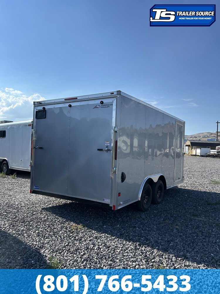 8.5x16 American Hauler Arrow Deluxe Enclosed Cargo Trailer - 7'0" Interior - 7K GVWR - Dovetail