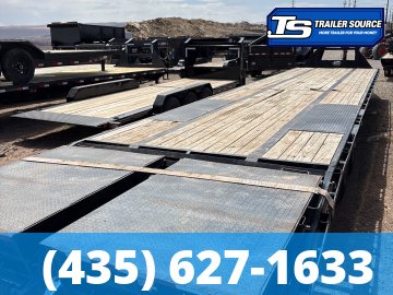 8.5x40 PJ Trailers Gooseneck Air Ride Equipment Trailer - 25.9K GVWR - Air Ride