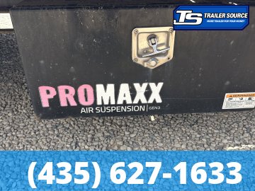 8.5x40 PJ Trailers Gooseneck Air Ride Equipment Trailer - 25.9K GVWR - Air Ride